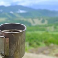 山頂で飲むコーヒー
