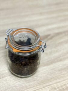 瓶でコーヒー豆を保存