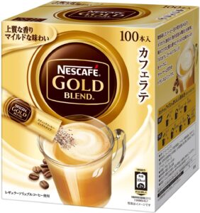【大容量】ネスカフェ ゴールドブレンド カフェラテ スティックコーヒー 100本