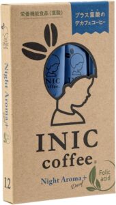 INIC coffee ナイトアロマ + 葉酸 スティック